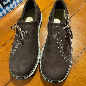 Men’s Traditional Bavarian Oktoberfest Leather Shoes